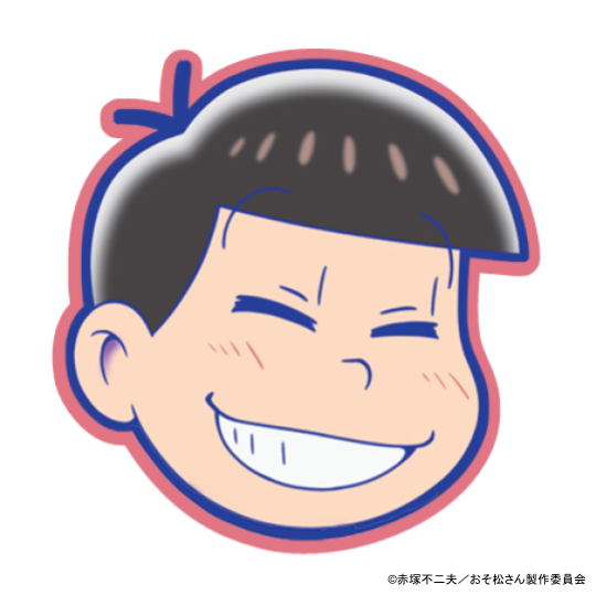 TVアニメ「おそ松さん」6つ子フェイス サガラ刺繍コースター おそ松