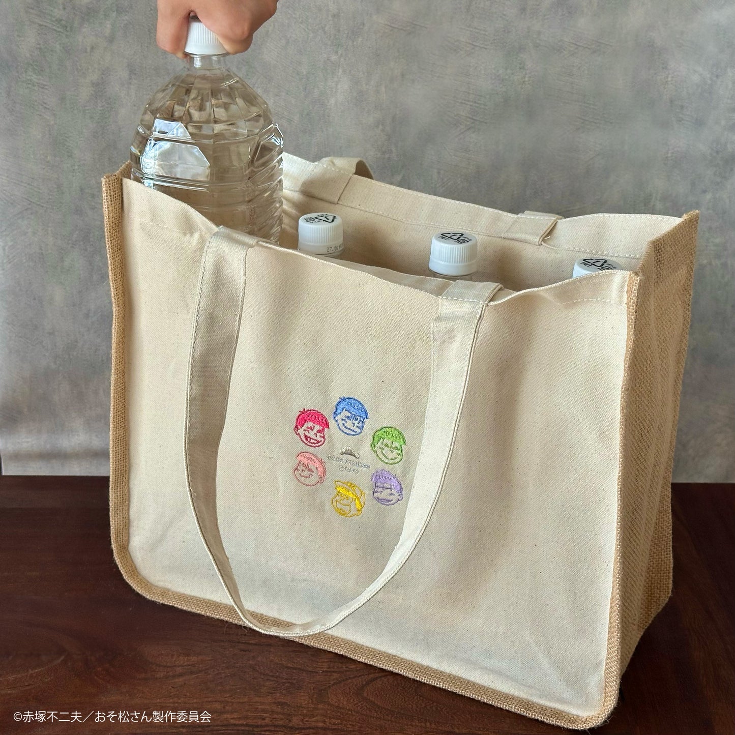 TVアニメ「おそ松さん」ジュート×キャンバス6つ子刺繍バッグ