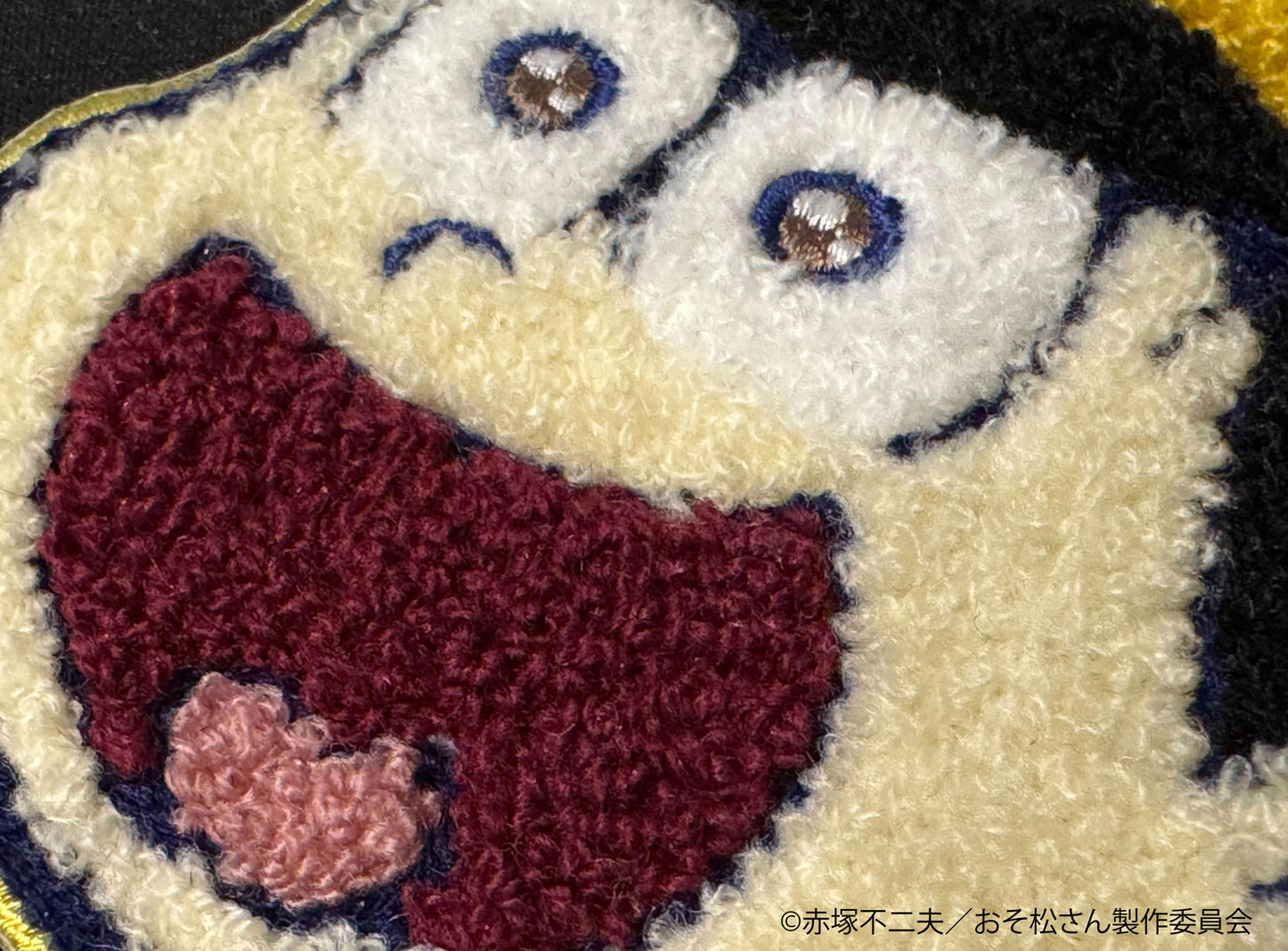 TVアニメ「おそ松さん」6つ子フェイス サガラ刺繍コースター 一松