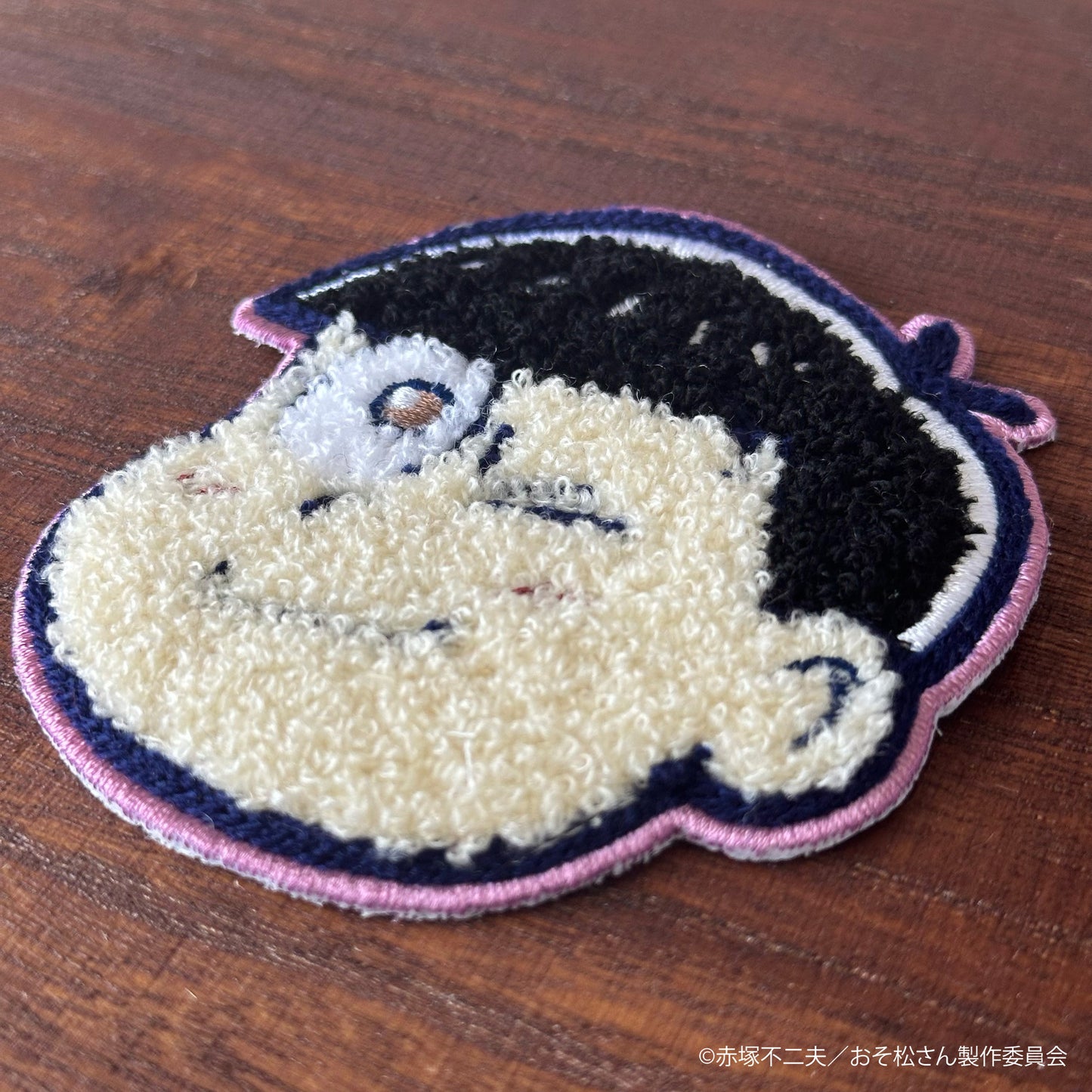 【大阪予約分】6つ子フェイス サガラ刺繍コースター トド松