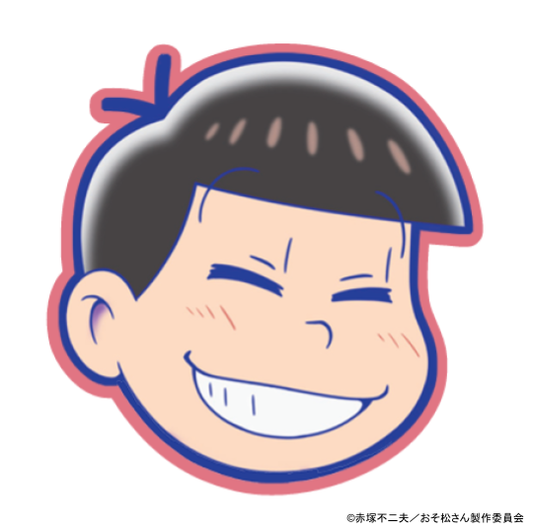 TVアニメ「おそ松さん」6つ子フェイス サガラ刺繍コースター　おそ松