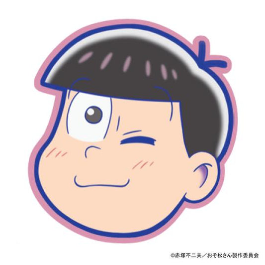 TVアニメ「おそ松さん」6つ子フェイス サガラ刺繍コースター　トド松