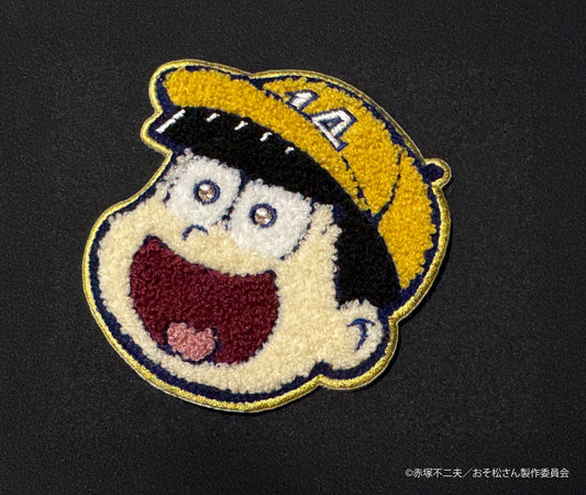 TVアニメ「おそ松さん」6つ子フェイス サガラ刺繍コースター　十四松