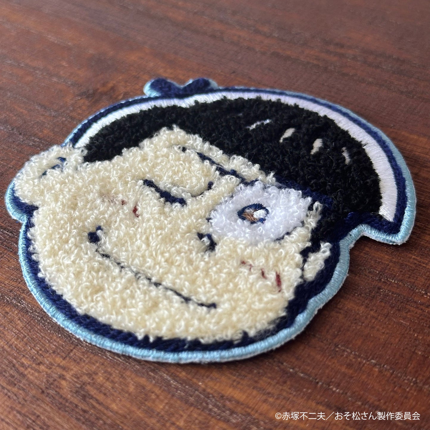 【大阪予約分】6つ子フェイス サガラ刺繍コースター　カラ松
