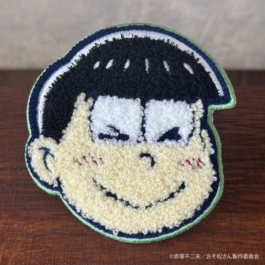 【大阪予約分】6つ子フェイス サガラ刺繍コースター　チョロ松
