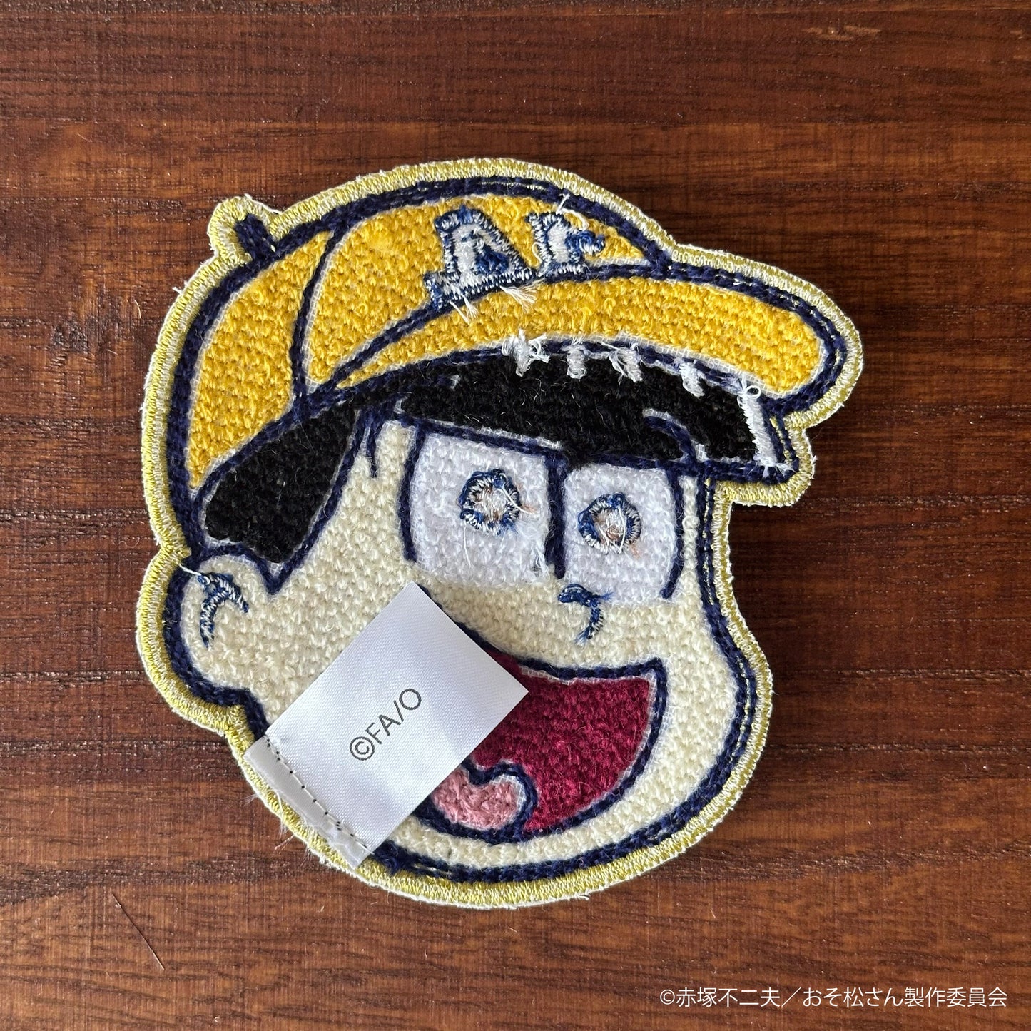 【大阪予約分】6つ子フェイス サガラ刺繍コースター　十四松