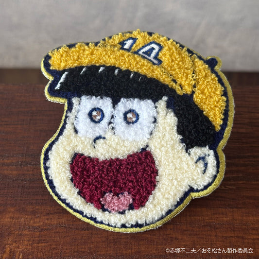 【大阪予約分】6つ子フェイス サガラ刺繍コースター　十四松