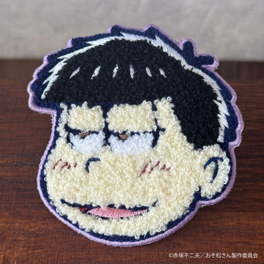【大阪予約分】6つ子フェイス サガラ刺繍コースター　一松