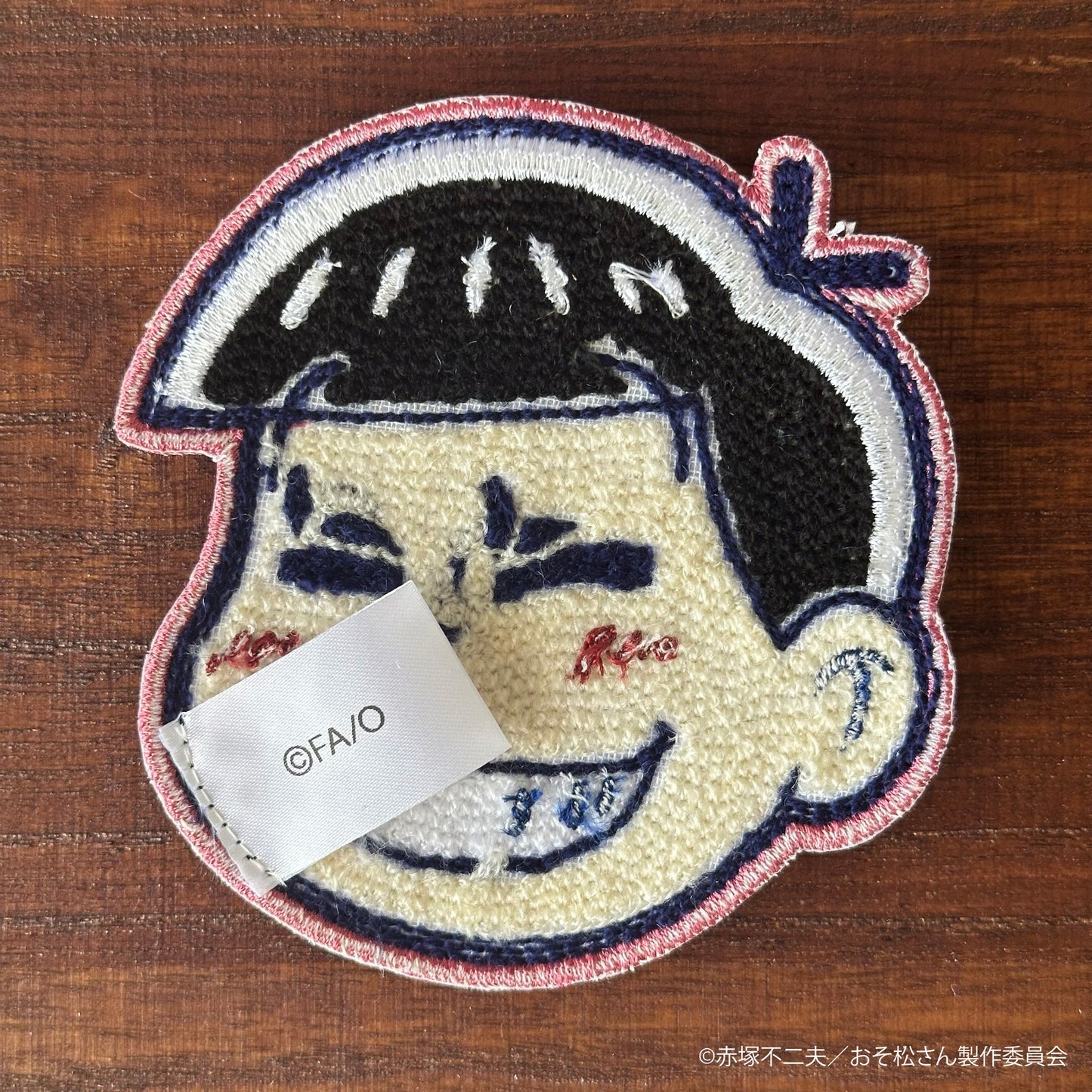 【大阪予約分】6つ子フェイス サガラ刺繍コースター　おそ松